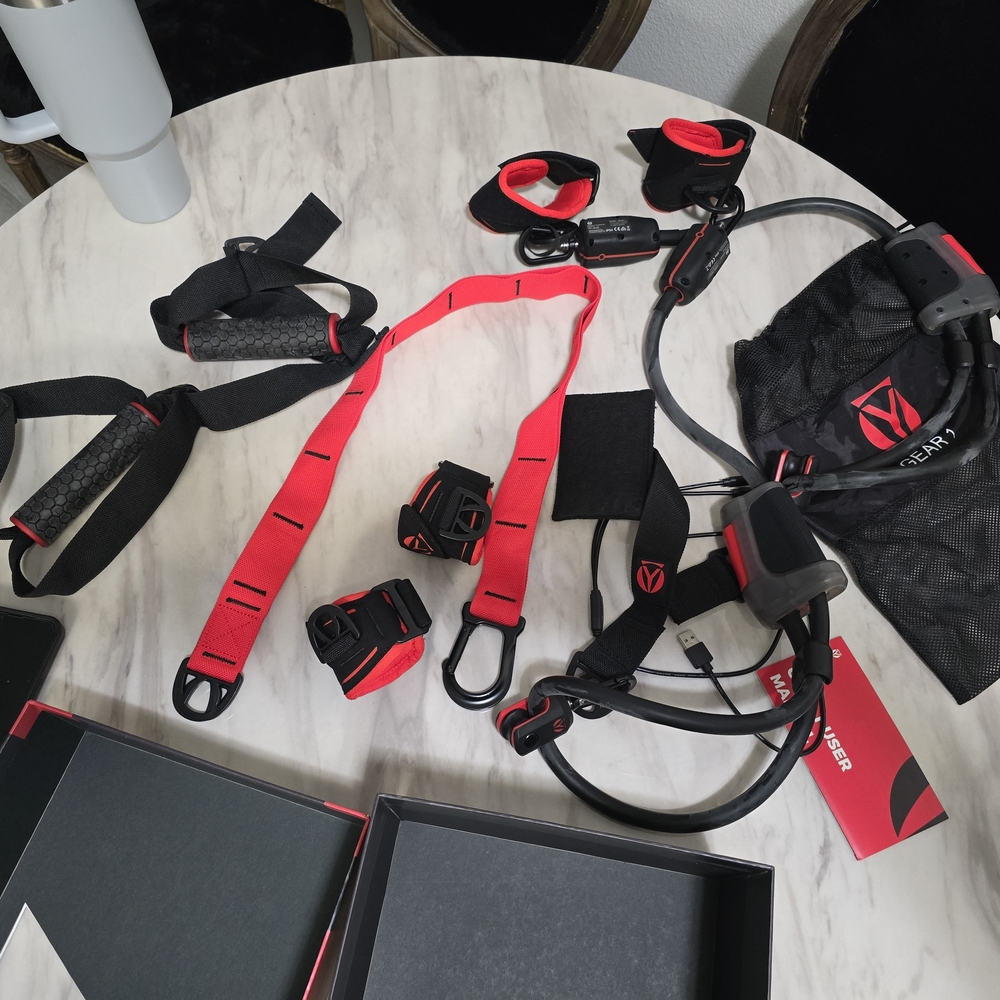 Hygear Gear 1-Red and Black Resistance Training Set Brand New